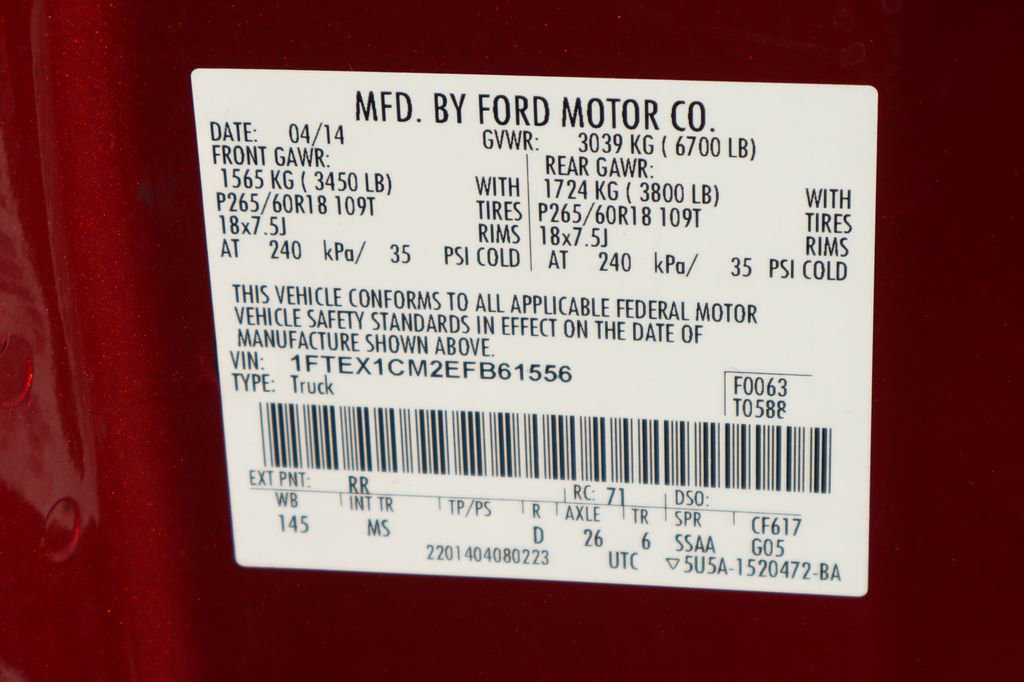 Used 2014 Ford F150 XLT w/ XLT Chrome Package image 44