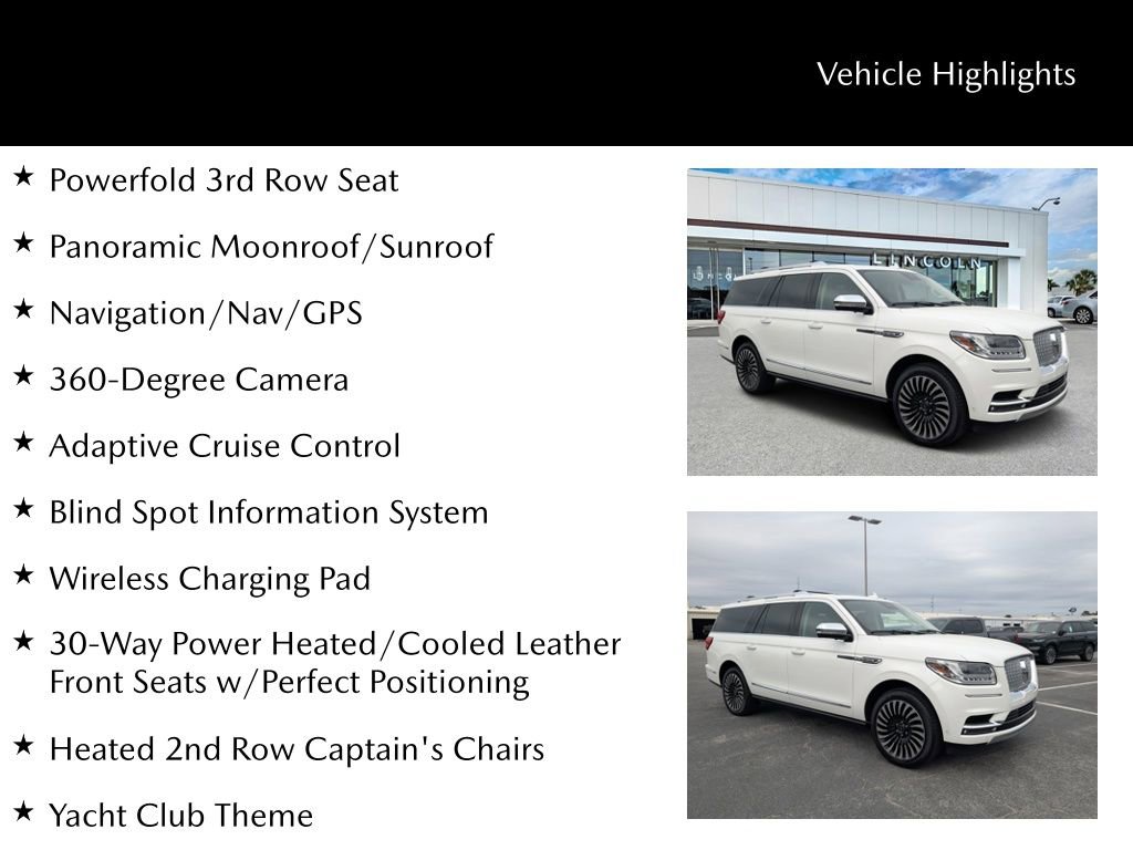Used 2021 Lincoln Navigator L Black Label w/ Cargo Convenience Package AWD/4WD image 31