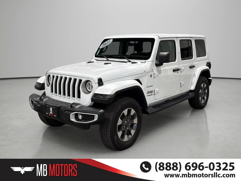 Used 2021 Jeep Wrangler Unlimited Sahara w/ Uconnect 4C Nav & Sound Group
