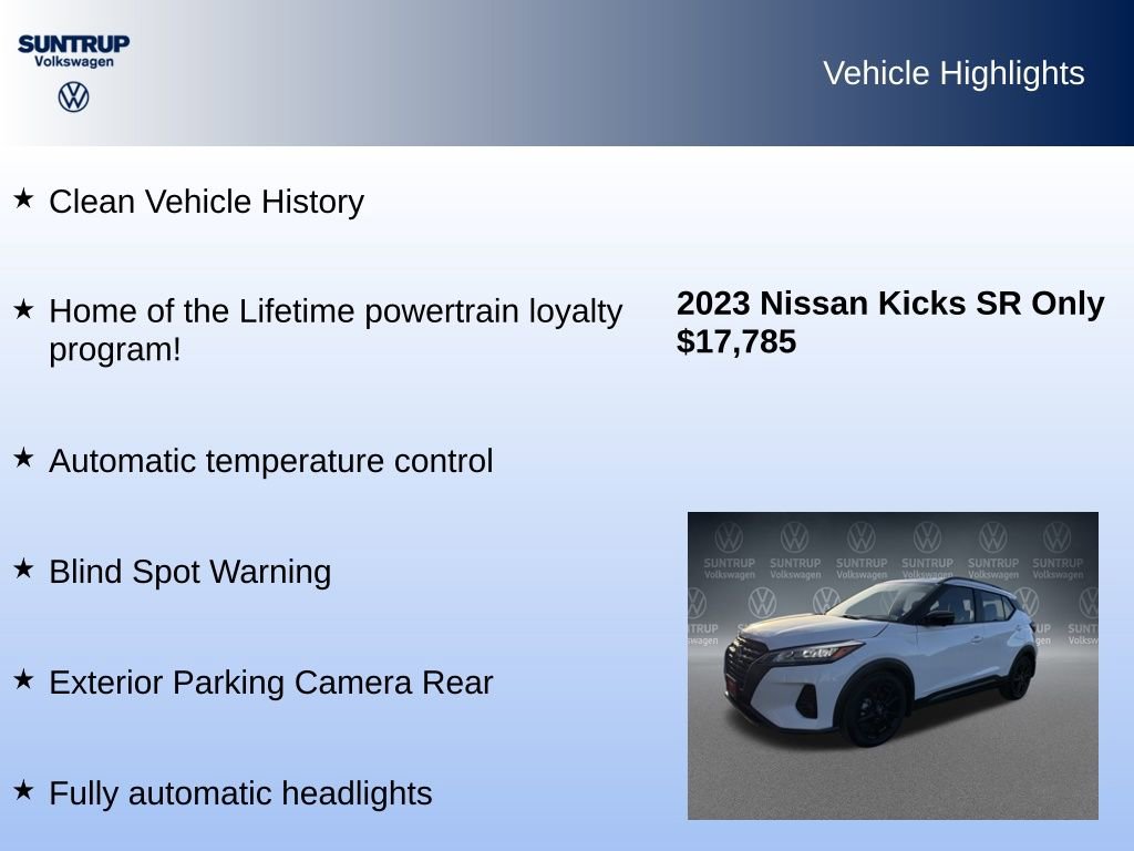 Used 2023 Nissan Kicks SR image 8