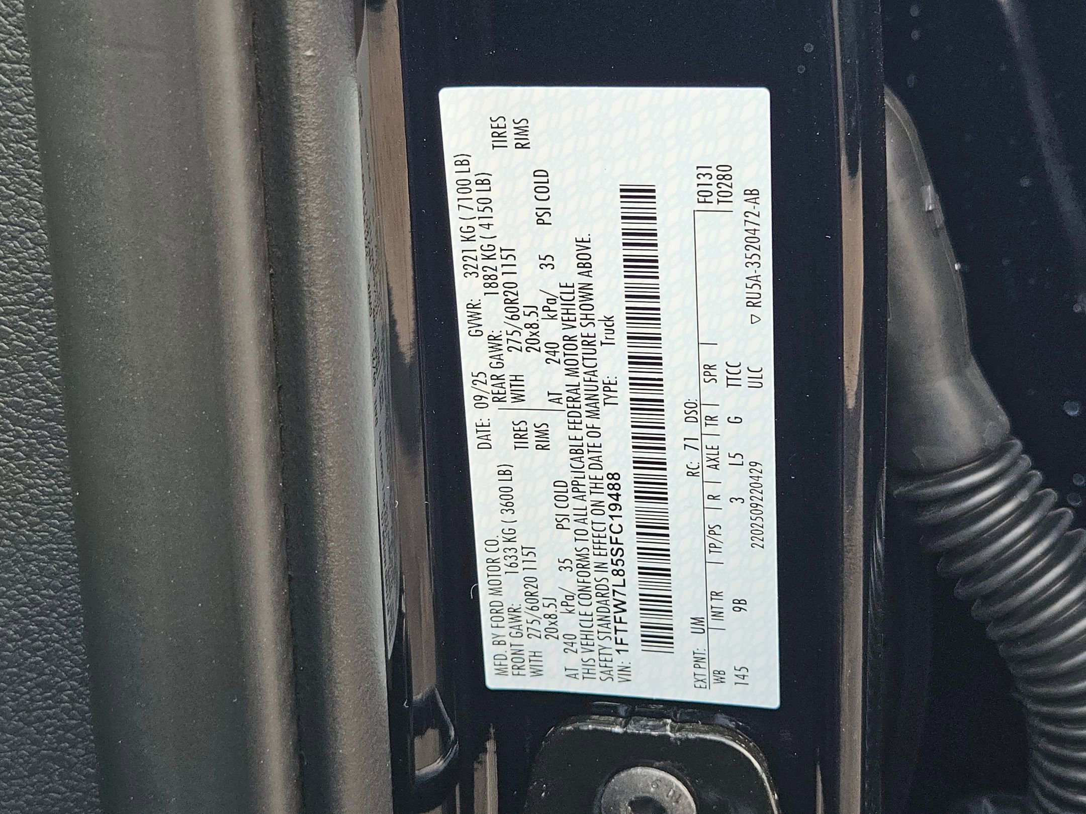 New 2025 Ford F150 Platinum w/ FX4 Off-Road Package image 16