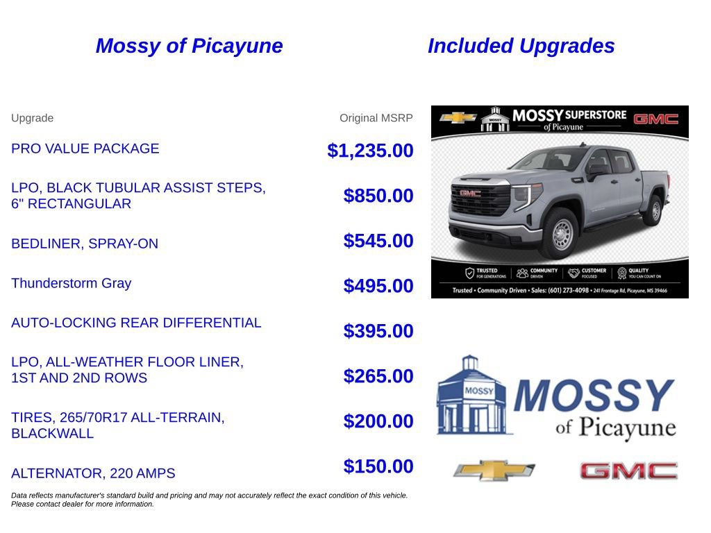 Used 2025 GMC Sierra 1500 Pro w/ Pro Value Package AWD/4WD image 7
