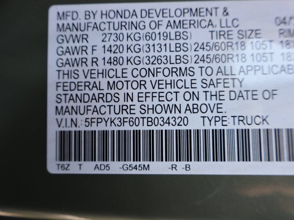 New 2026 Honda Ridgeline TrailSport image 35