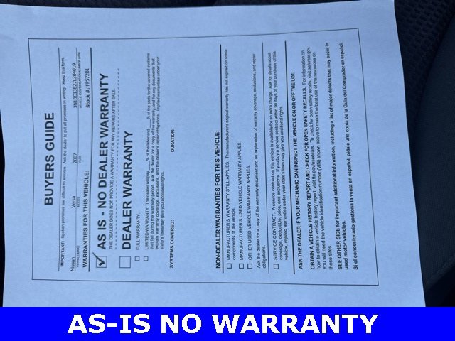 Used 2007 Nissan Versa SL w/ Convenience Pkg image 4