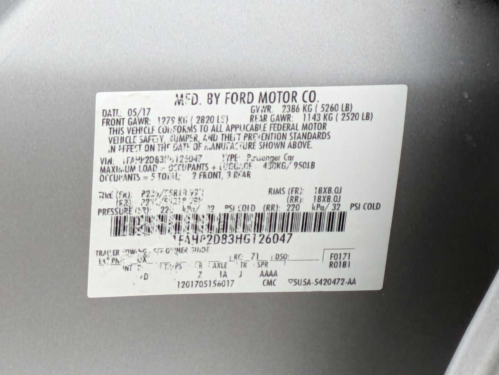 Used 2017 Ford Taurus SE FWD image 30