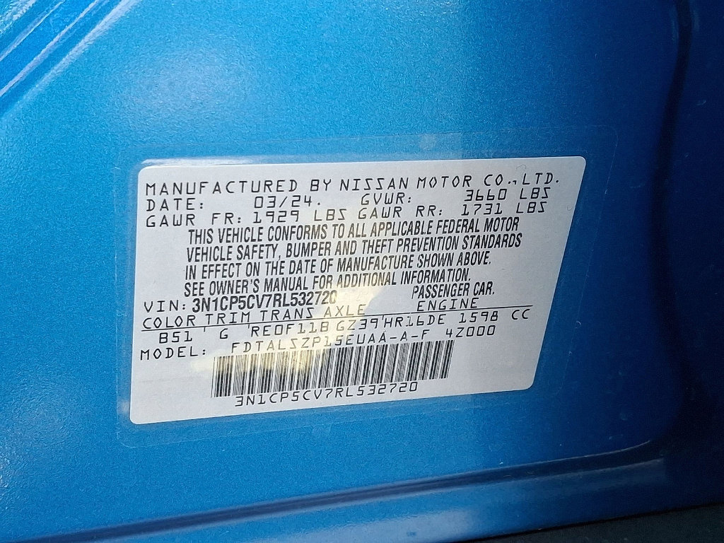 Used 2024 Nissan Kicks SV w/ Interior Electronics Package FWD image 18