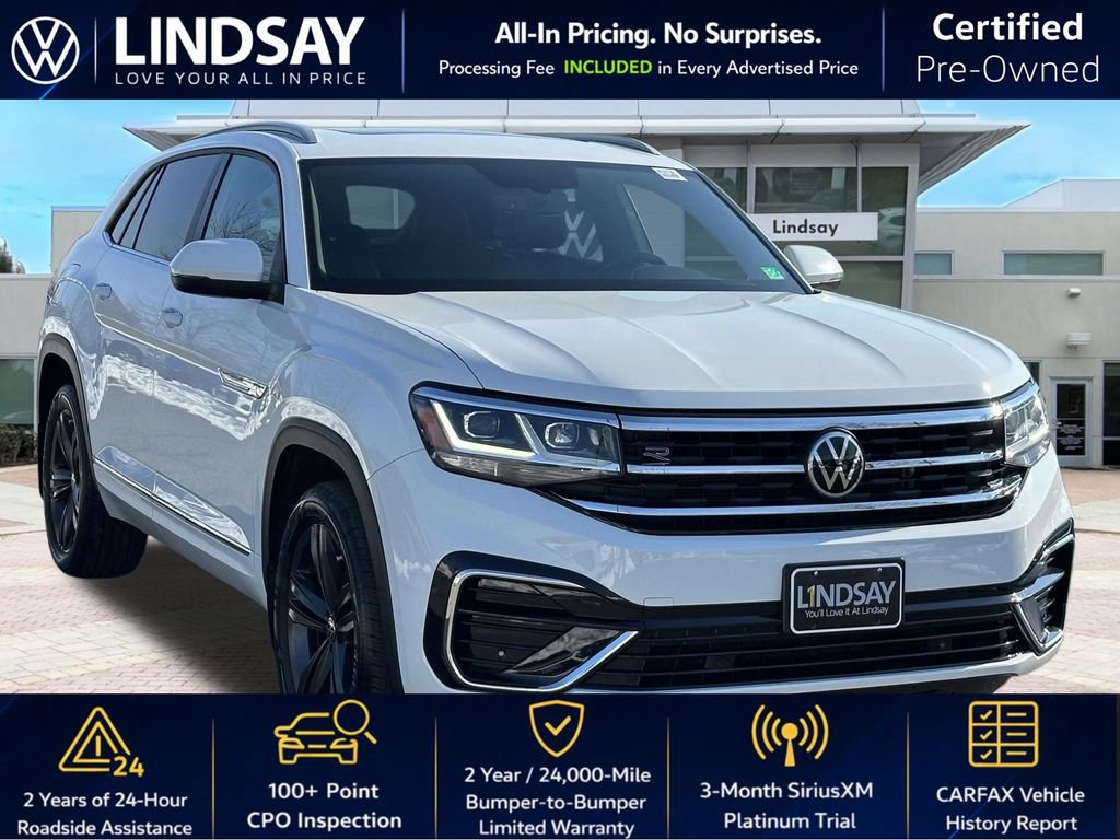 Certified 2021 Volkswagen Atlas Cross Sport SE w/ Panoramic Sunroof Package