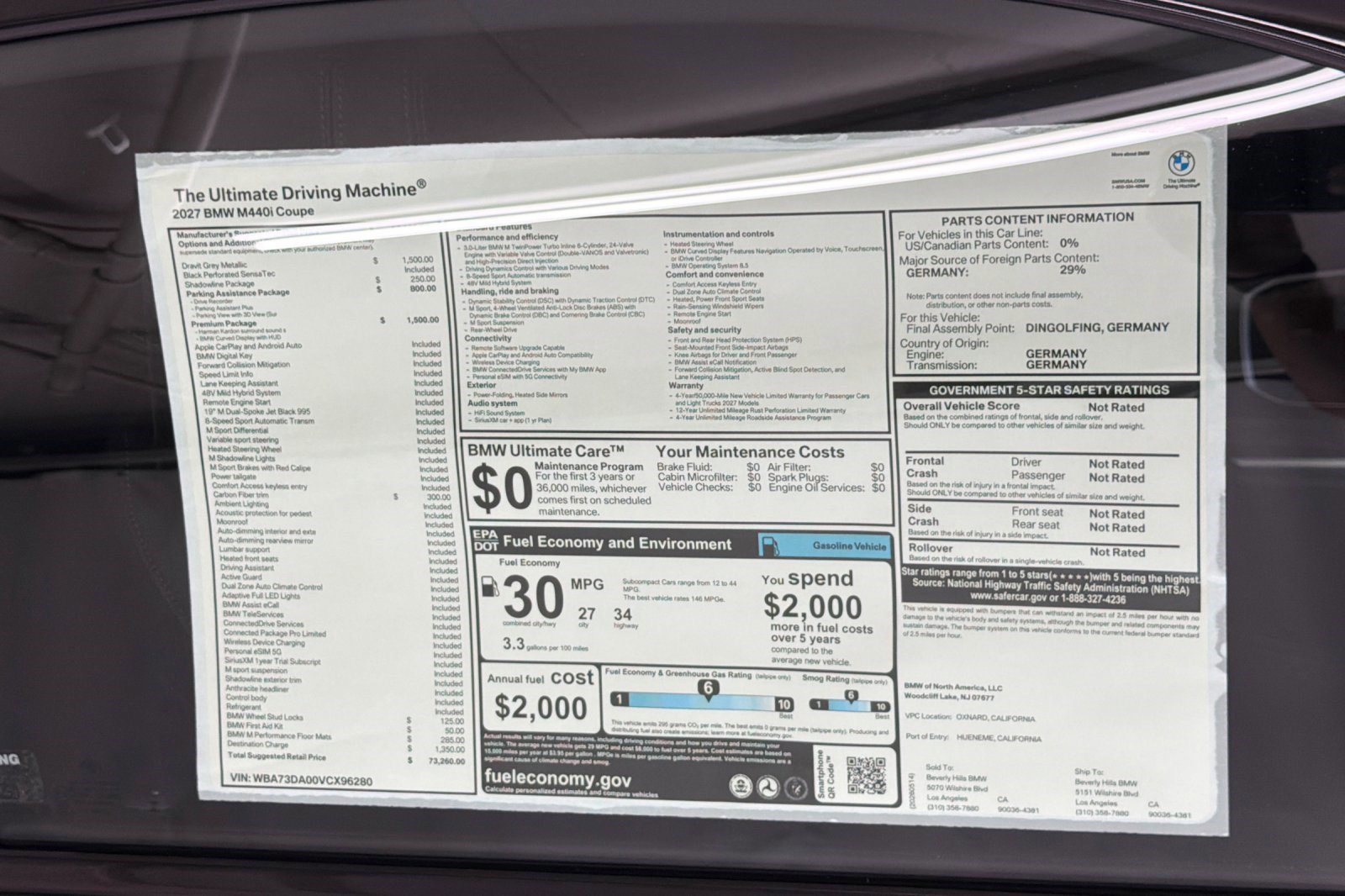 New 2027 BMW M440i Coupe w/ Premium Package RWD image 29