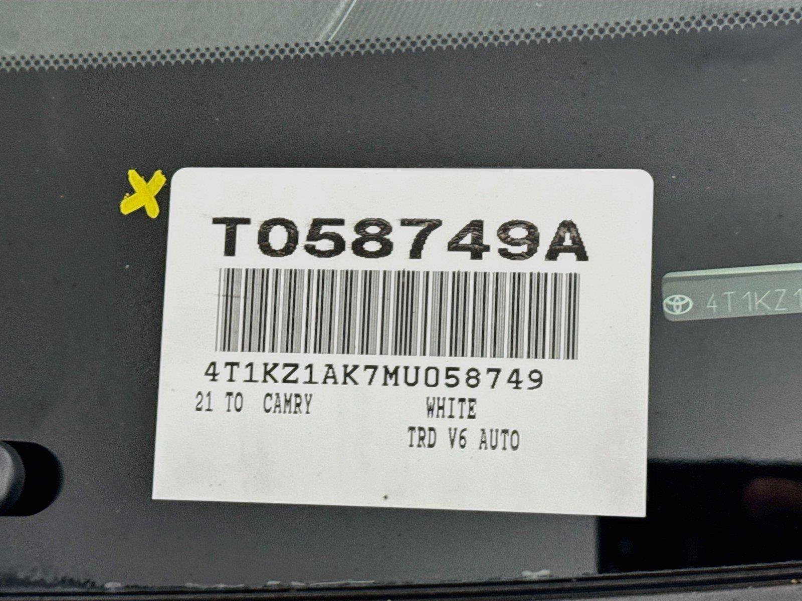 Certified 2021 Toyota Camry TRD FWD image 55