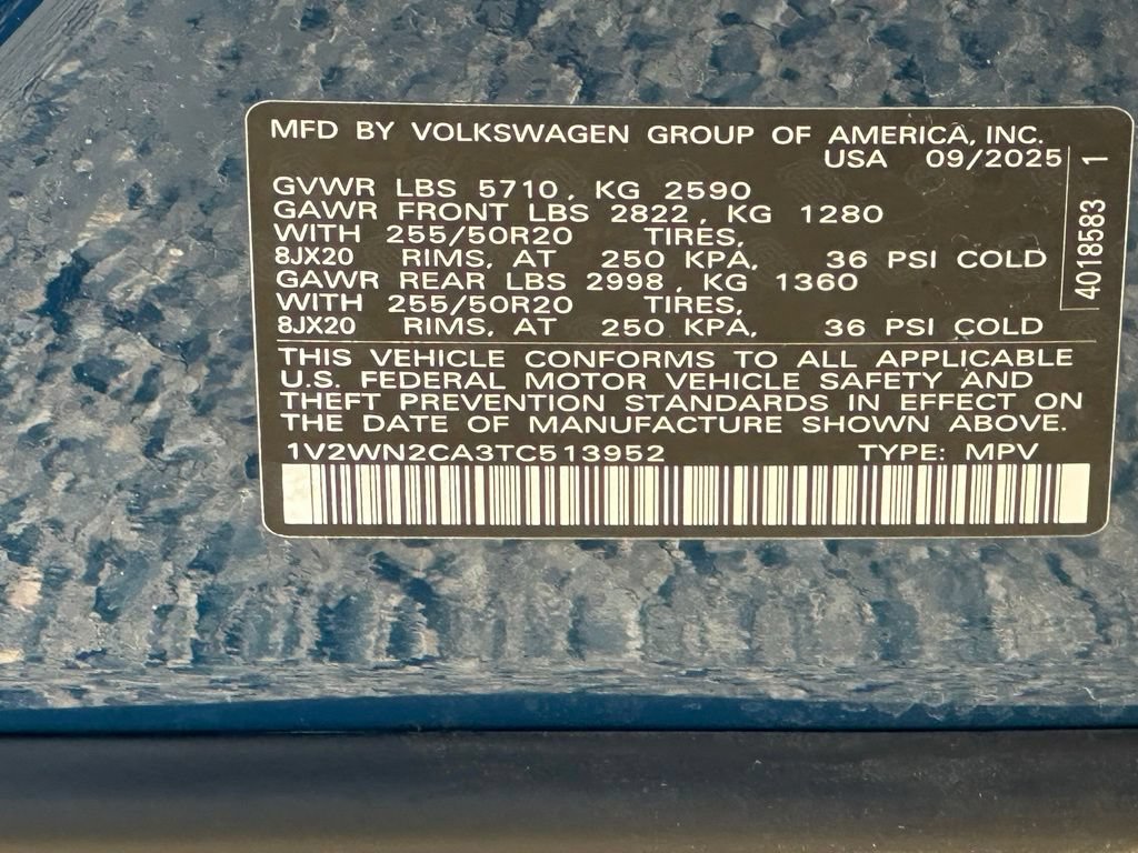 Used 2026 Volkswagen Atlas SE FWD image 44