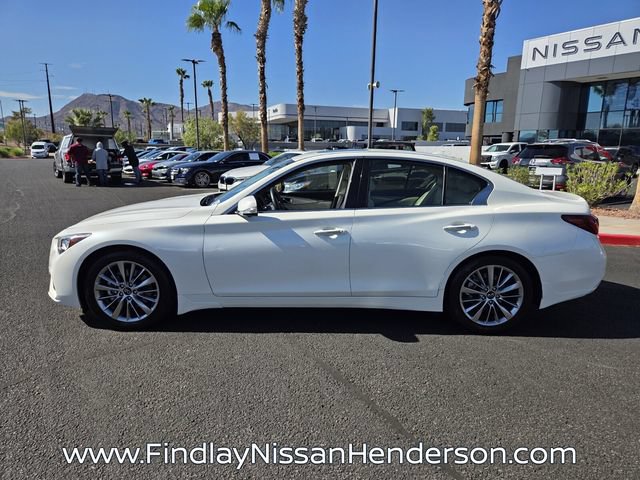 Used 2024 INFINITI Q50 Luxe RWD image 3