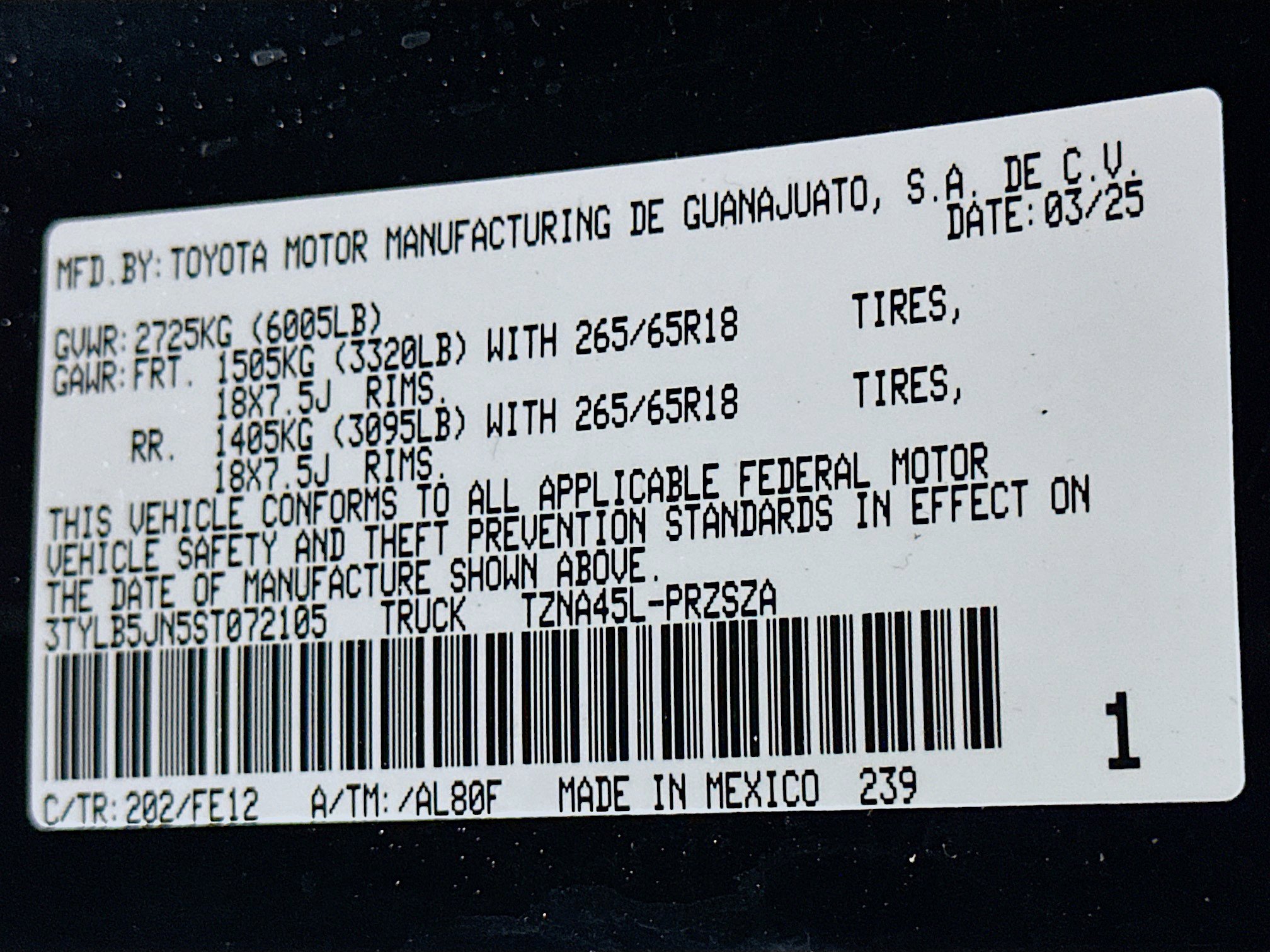 Used 2025 Toyota Tacoma TRD Sport image 12