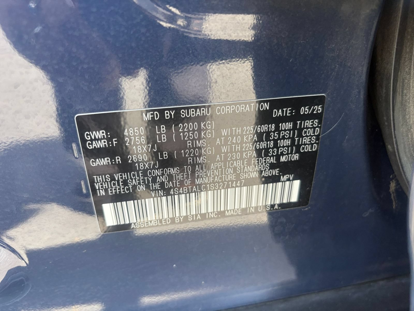 Used 2025 Subaru Outback Onyx Edition AWD/4WD image 30