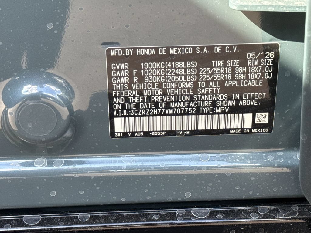 New 2027 Honda HR-V EX-L image 27