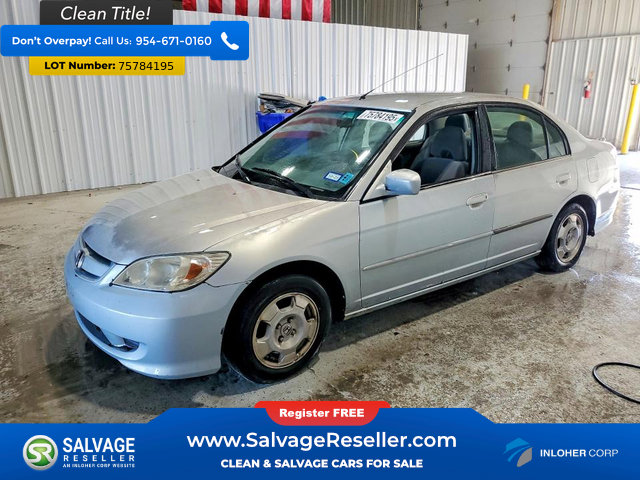 Used 2005 Honda Civic Hybrid Sedan