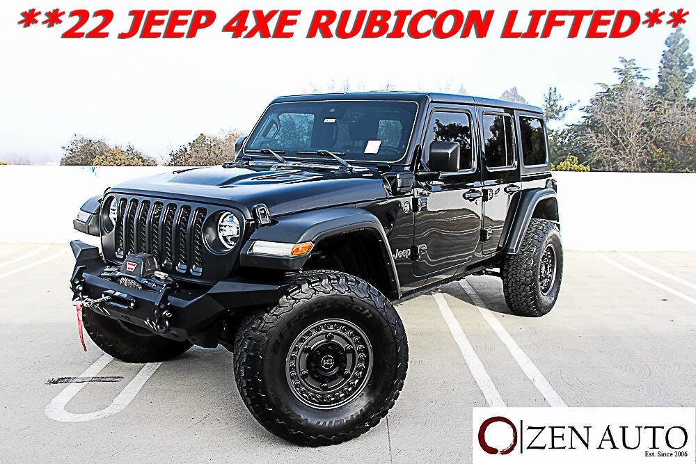 Used 2022 Jeep Wrangler Unlimited Rubicon 4xe w/ Cold Weather Group image 3