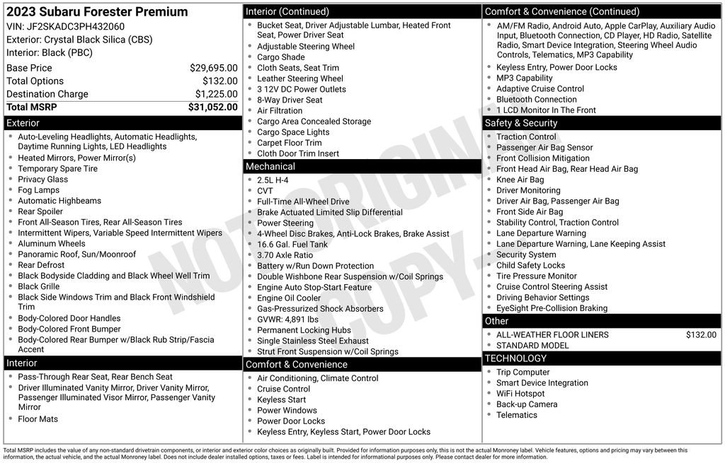 Used 2023 Subaru Forester Premium image 35