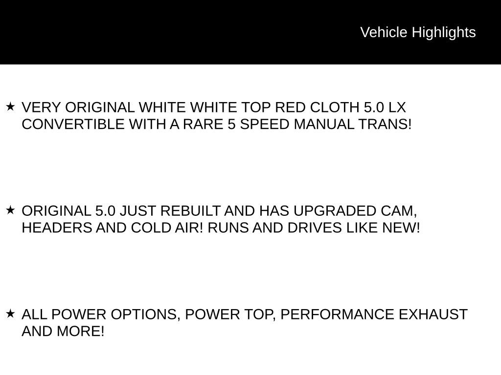 Used 1990 Ford Mustang LX image 5