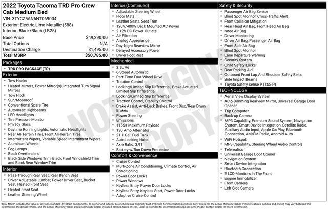 Used 2022 Toyota Tacoma TRD Pro image 7
