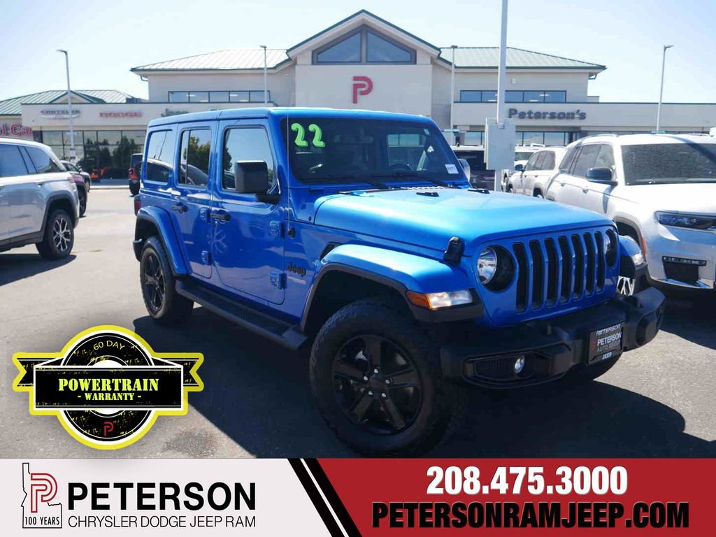 Used 2022 Jeep Wrangler Unlimited Sahara image 1