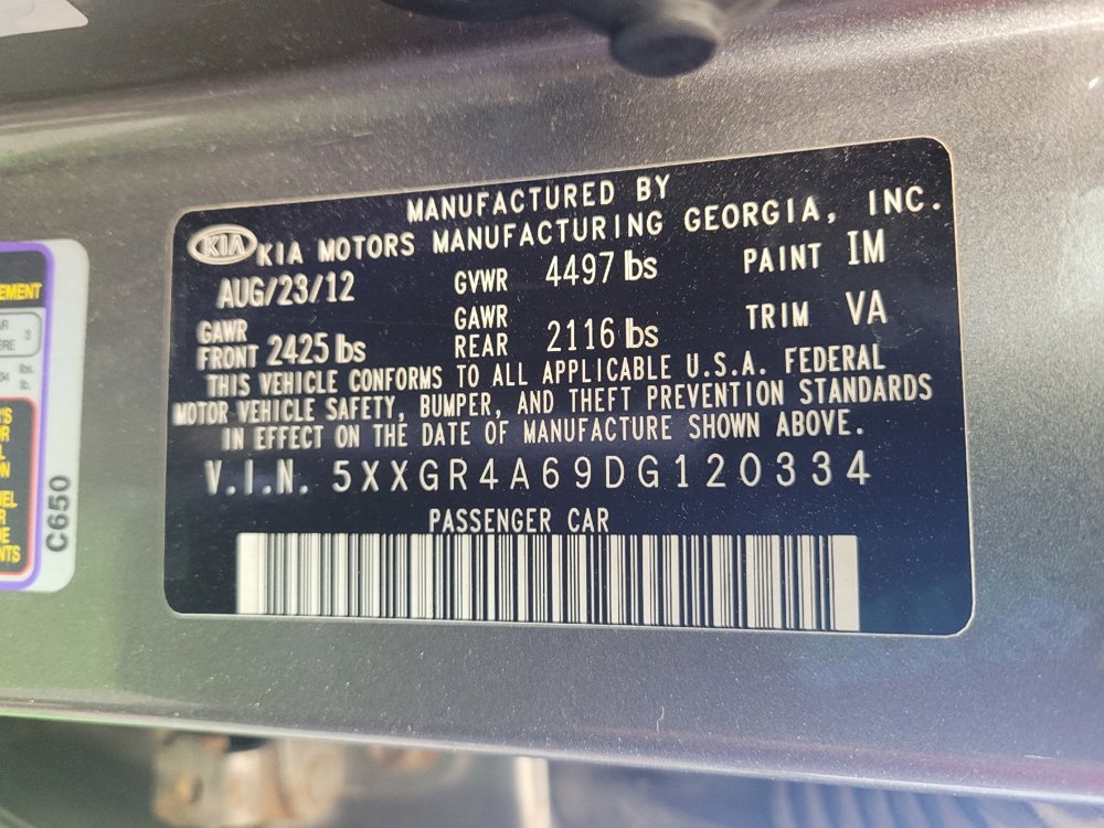 Used 2013 Kia Optima SX w/ Limited Pkg image 33