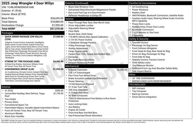 New 2025 Jeep Wrangler Willys image 8