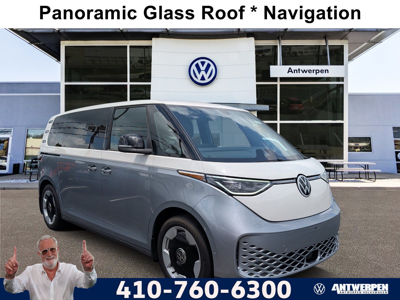 Used 2025 Volkswagen ID. Buzz Pro S Plus w/ Cupholders Package RWD image 1