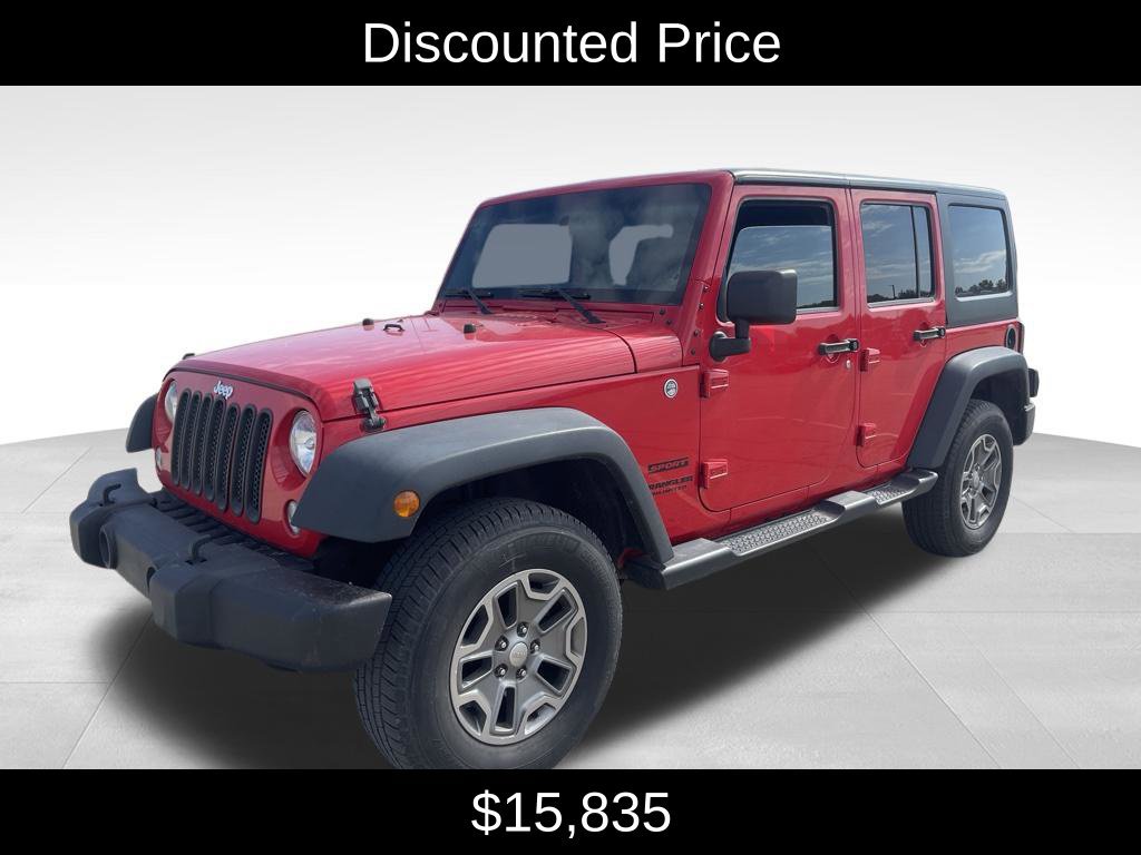 Used 2015 Jeep Wrangler Unlimited Sport w/ Connectivity Group AWD/4WD image 3
