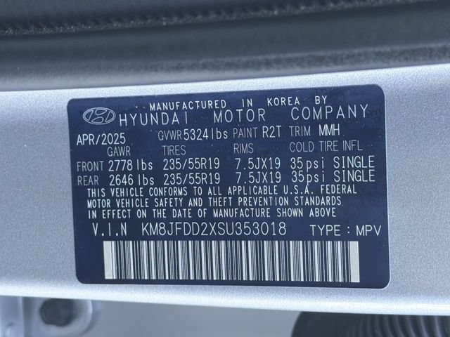 Certified 2025 Hyundai Tucson Limited AWD/4WD image 38