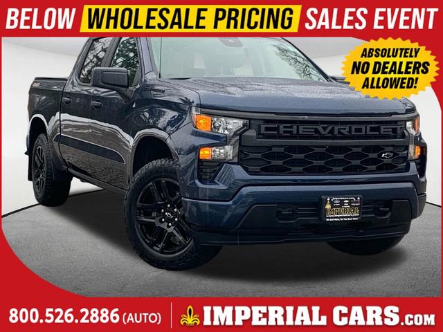 Used 2022 Chevrolet Silverado 1500 Custom w/ LPO, Dark Essentials Package