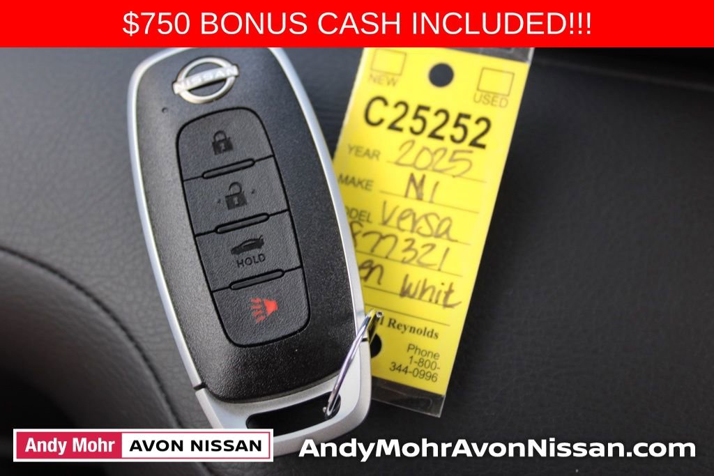 New 2025 Nissan Versa SV w/ Trunk Package FWD image 19