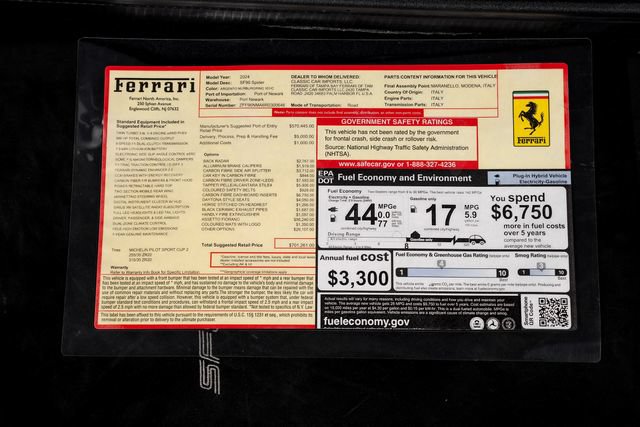 Used 2024 Ferrari SF90 Spider AWD/4WD image 19
