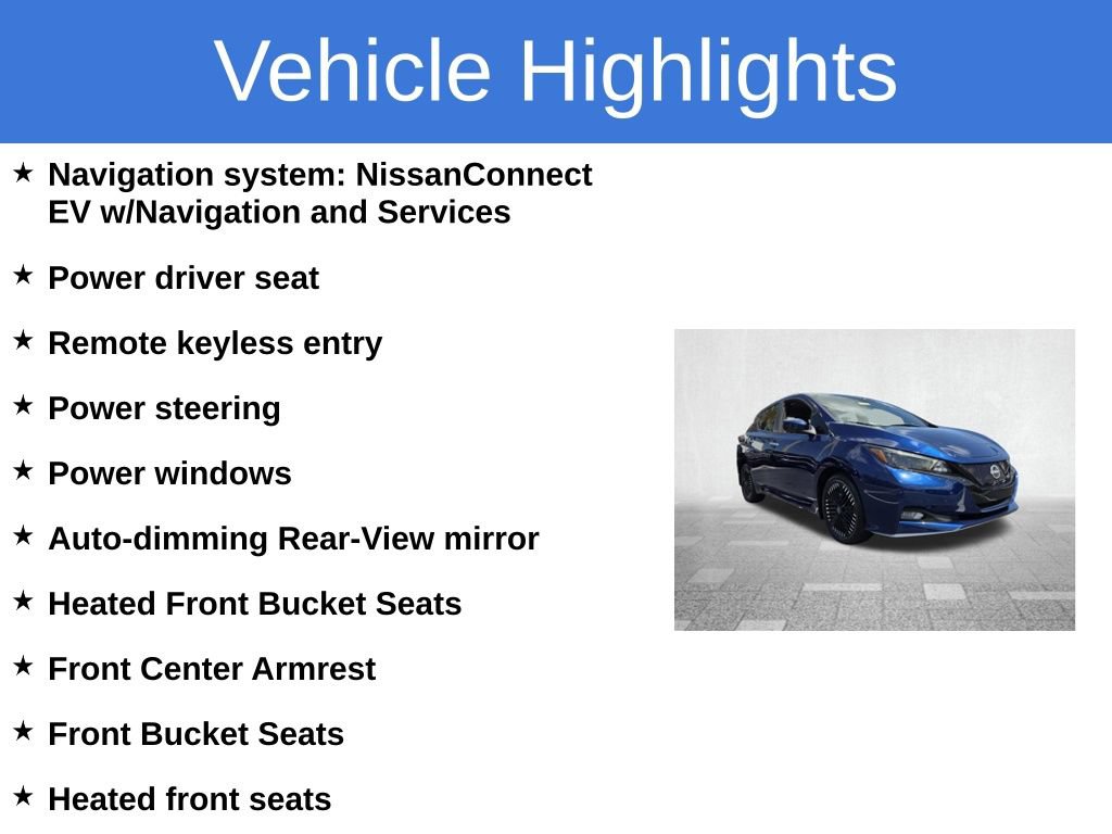 Used 2024 Nissan Leaf SV Plus FWD image 4