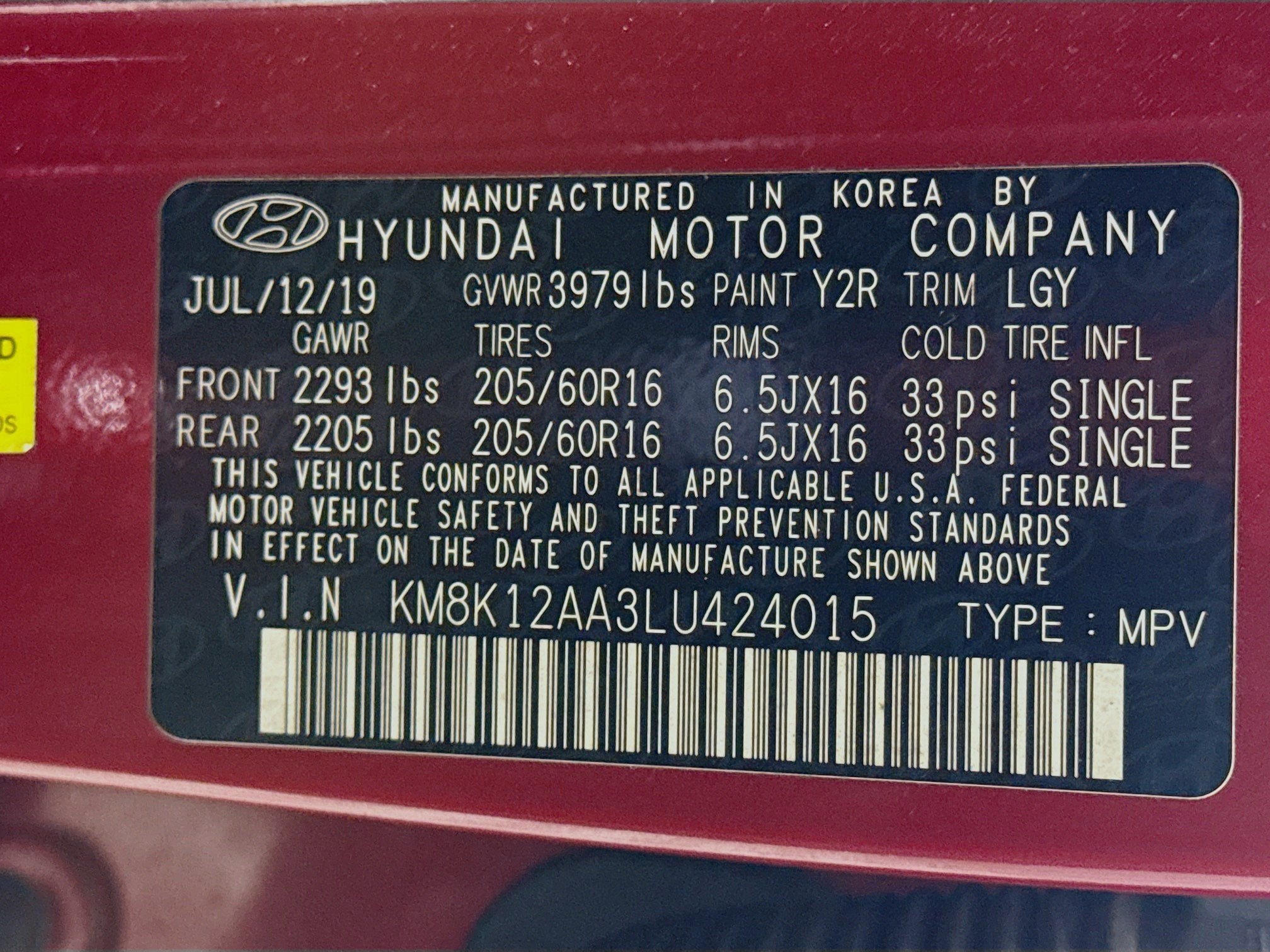 Used 2020 Hyundai Kona SE FWD image 39