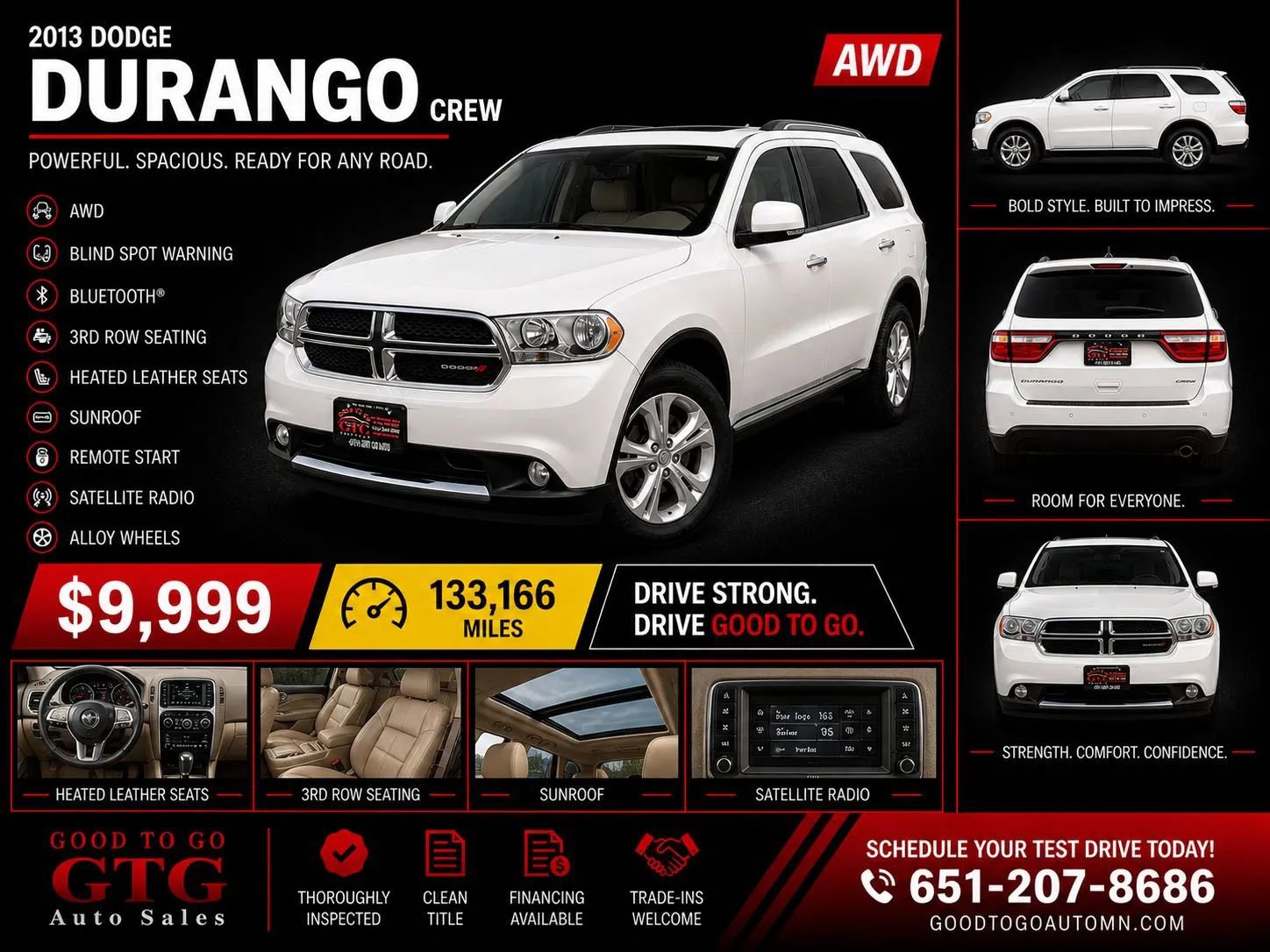 Used 2013 Dodge Durango Crew AWD/4WD image 1