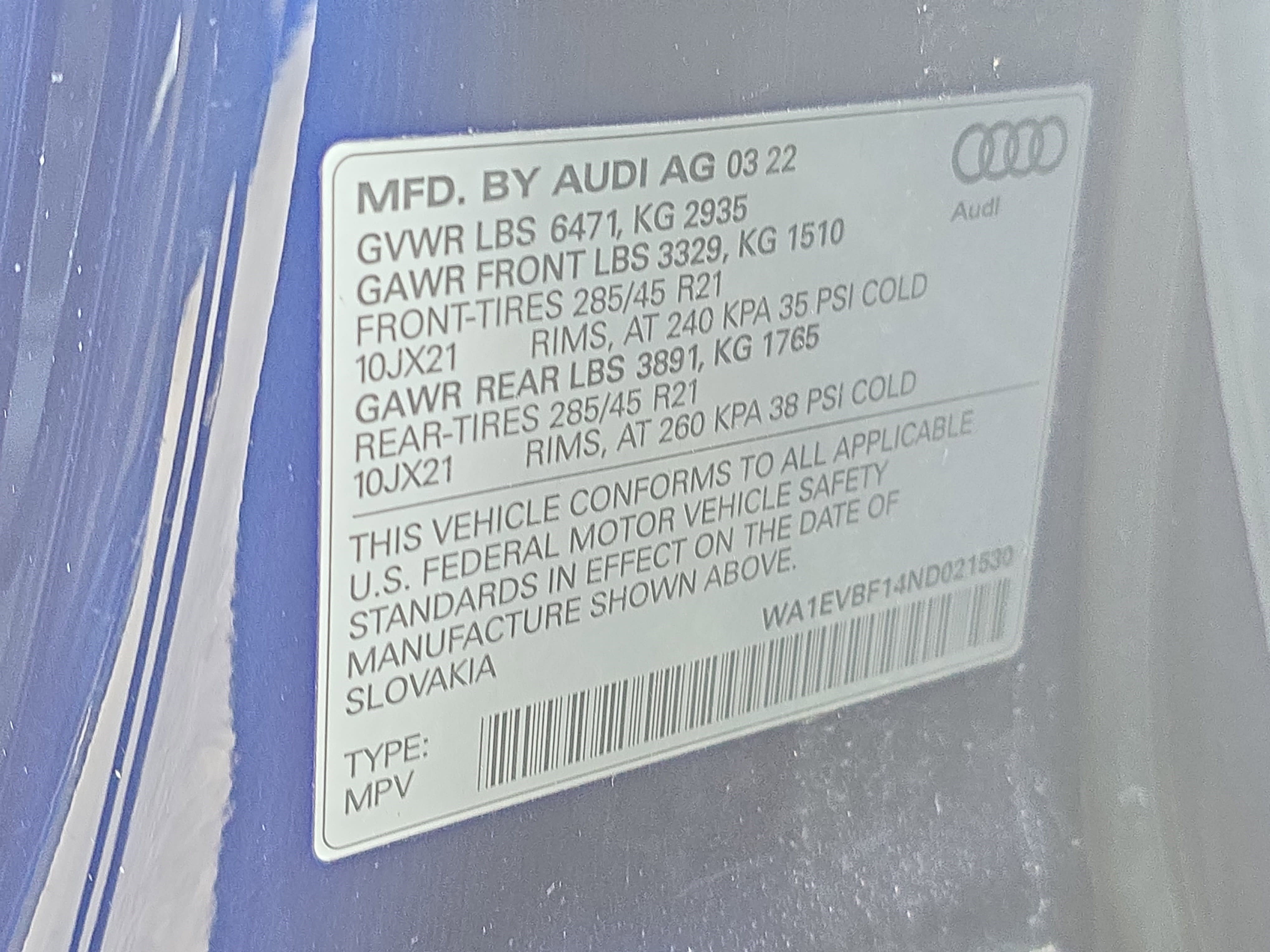 Used 2022 Audi Q8 Premium Plus image 34