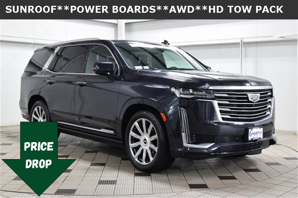 Used 2023 Cadillac Escalade Premium Luxury Platinum w/ Heavy-Duty Trailer Package