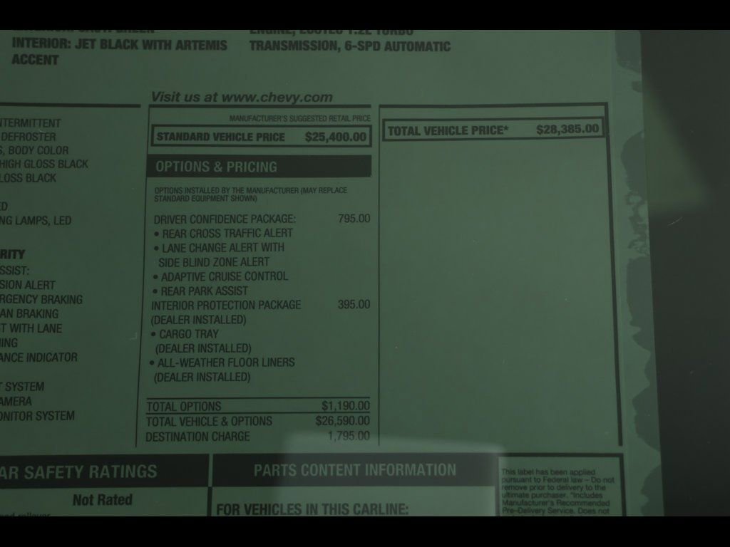 New 2026 Chevrolet Trax ACTIV w/ Driver Confidence Package image 21