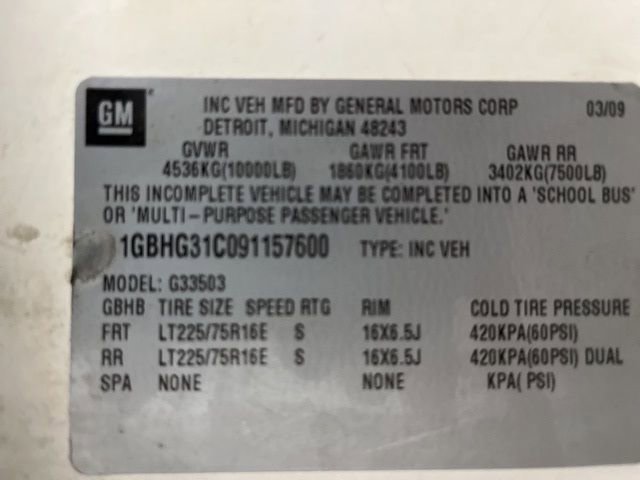 Used 2009 Chevrolet Express 3500 w/ School Bus Package RWD image 18