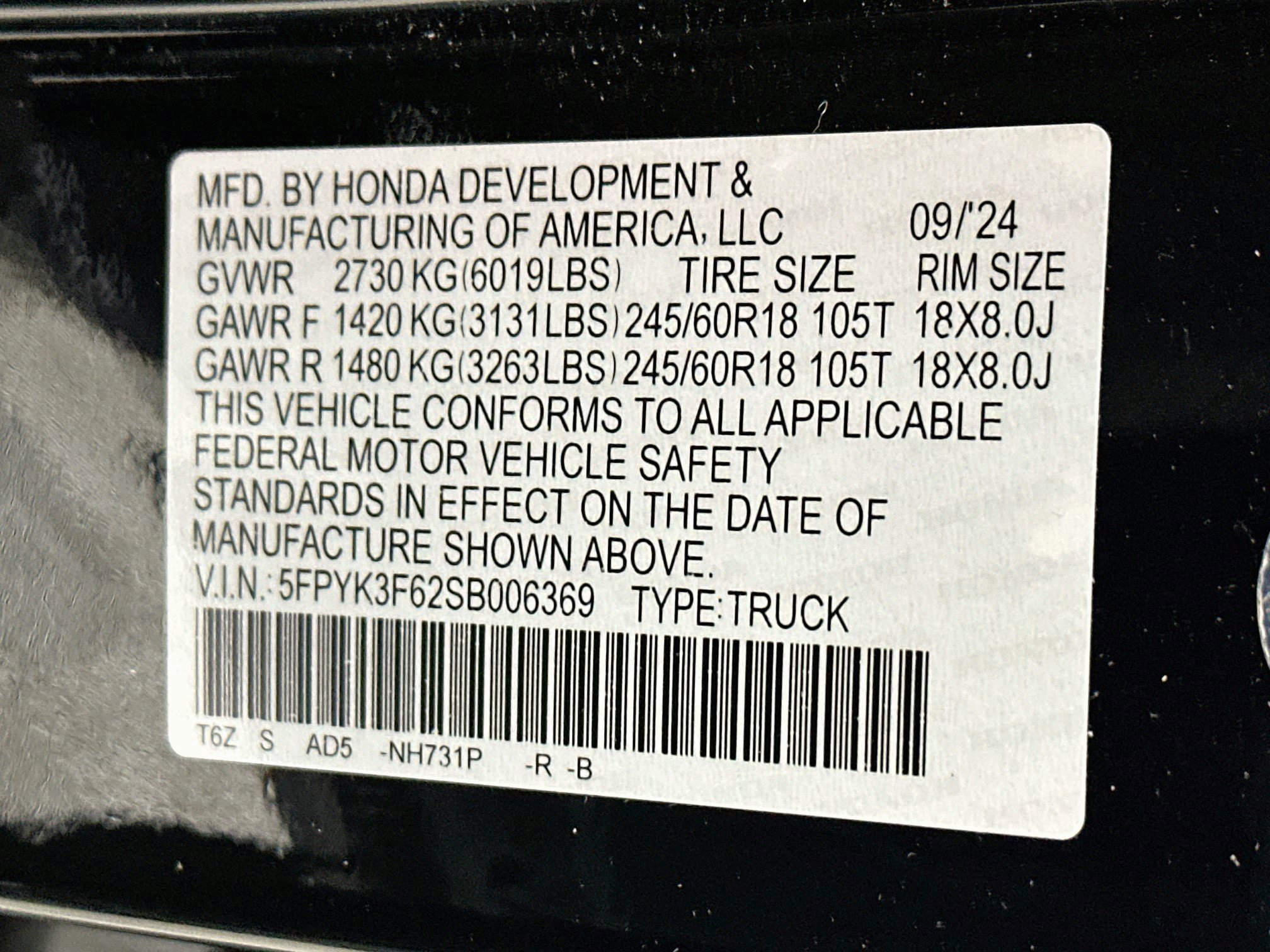 Used 2025 Honda Ridgeline TrailSport image 31
