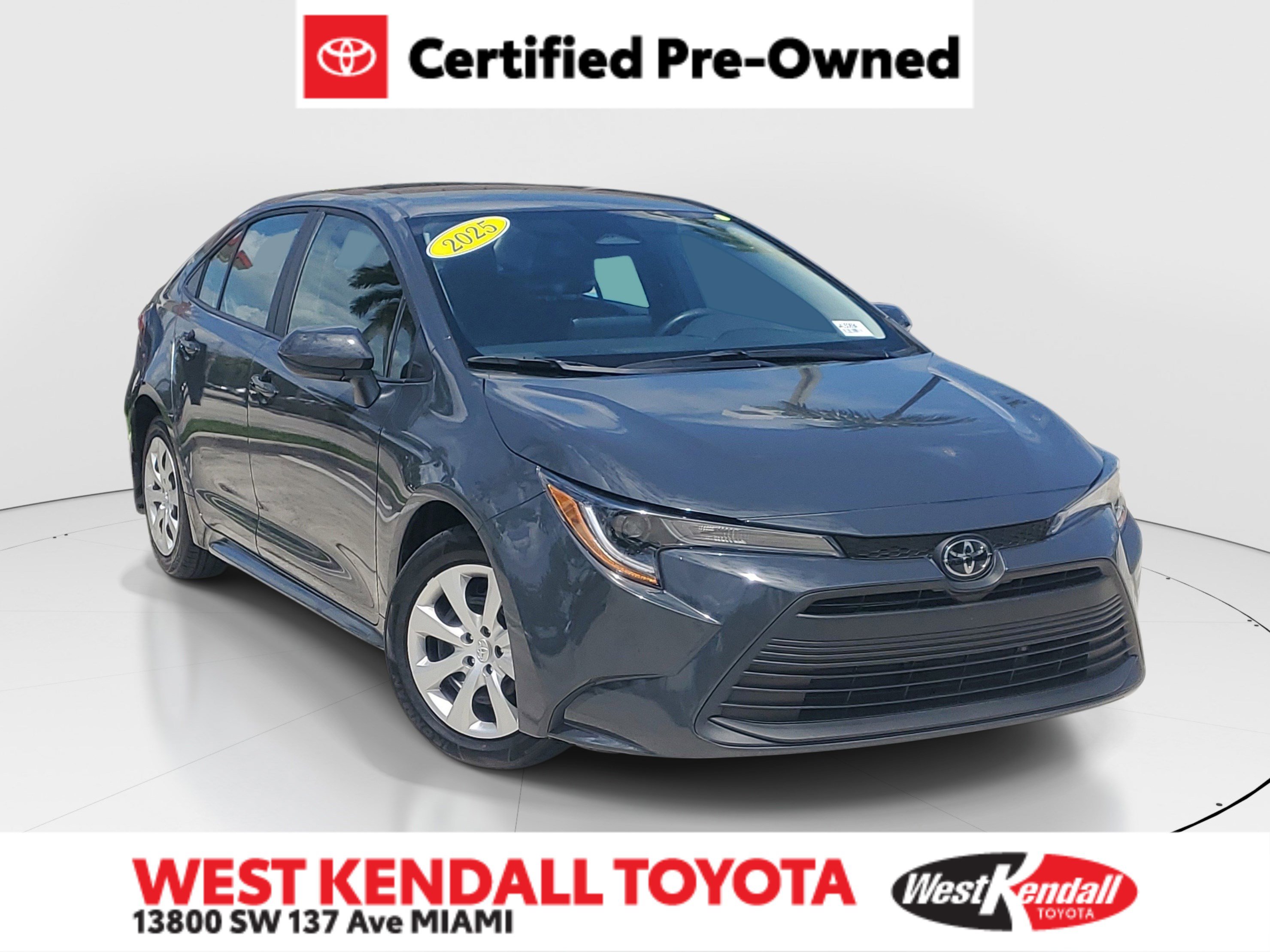 Certified 2025 Toyota Corolla LE FWD image 1
