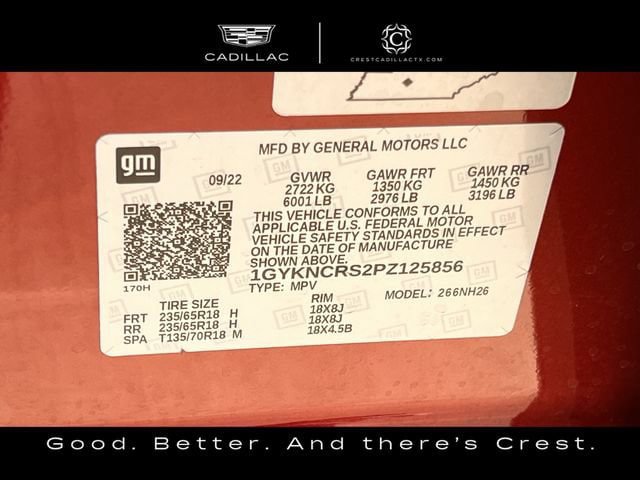 Certified 2023 Cadillac XT5 Premium Luxury w/ LPO, Floor Liner Package FWD image 35