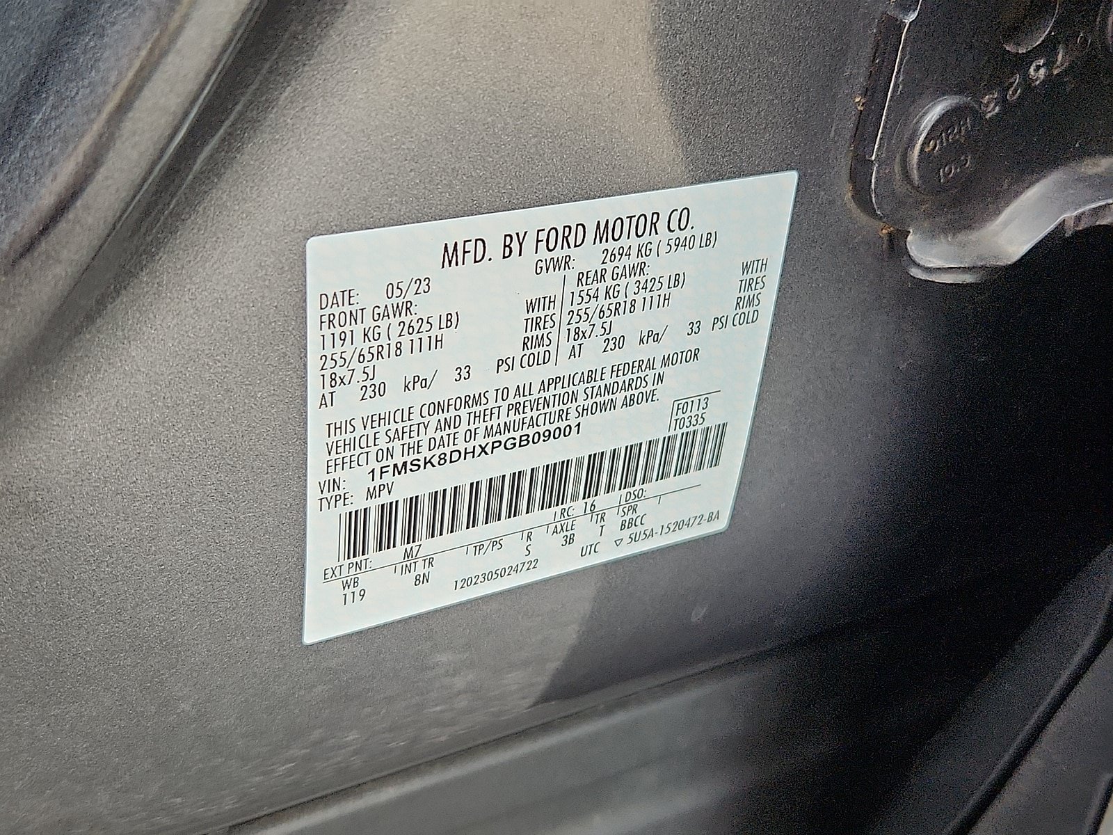 Used 2023 Ford Explorer XLT AWD/4WD image 27