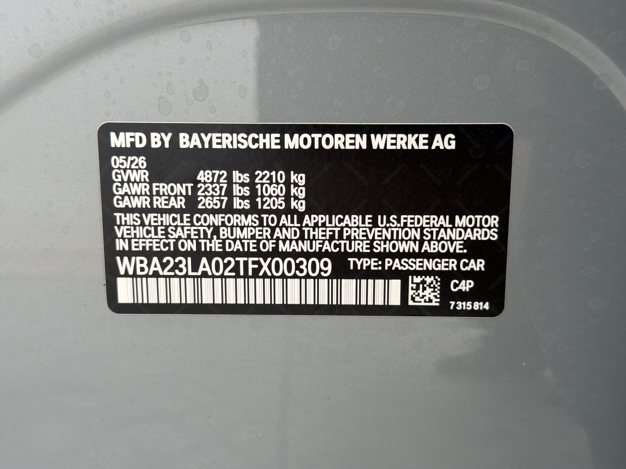 New 2026 BMW 330i xDrive Sedan w/ M Sport Package AWD/4WD image 26