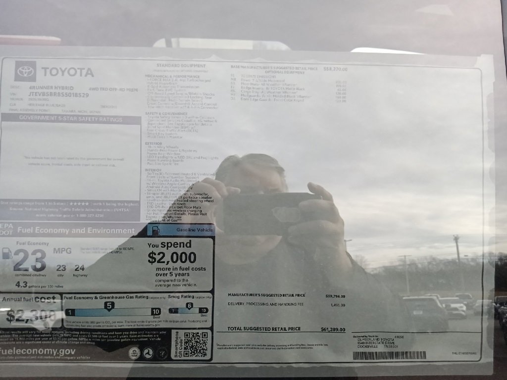 New 2025 Toyota 4Runner TRD Off-Road Premium image 35