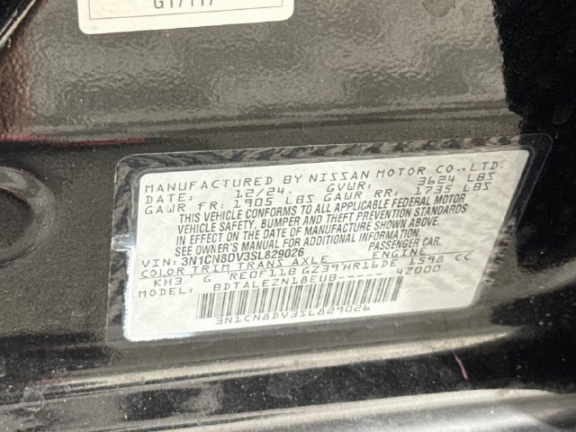 Used 2025 Nissan Versa S w/ Trunk Package FWD image 36