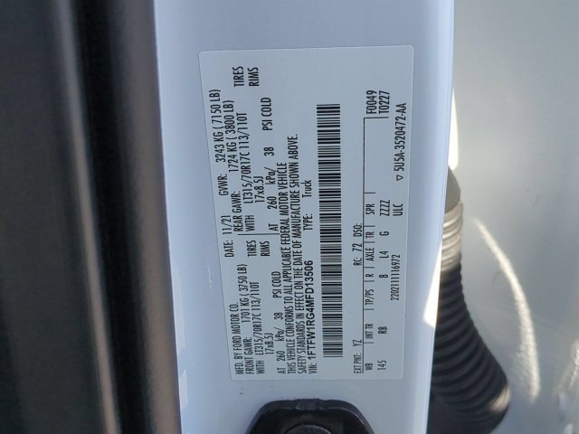 Used 2021 Ford F150 Raptor w/ Equipment Group 801A High AWD/4WD image 35