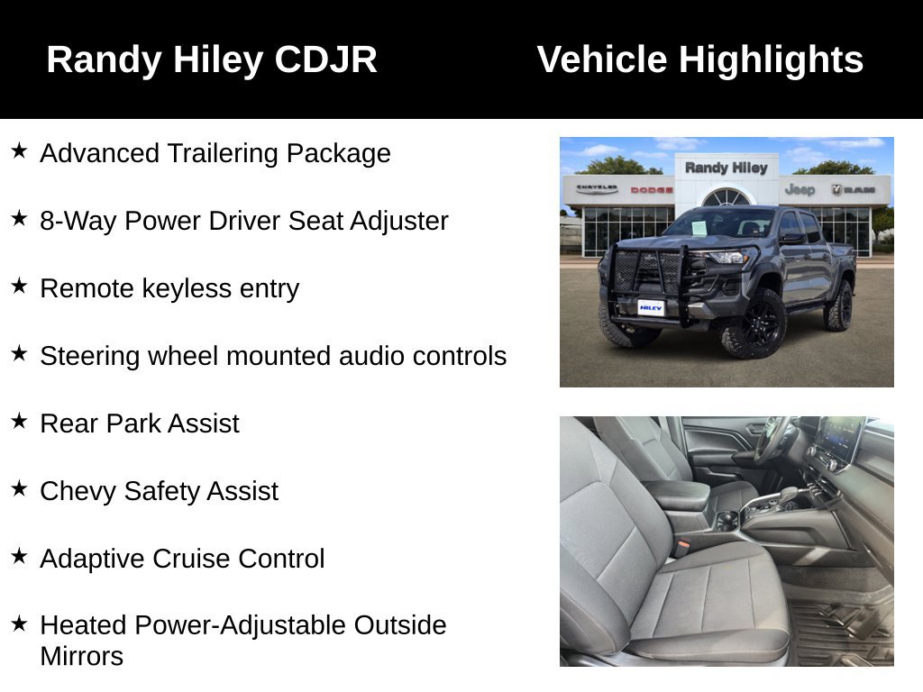 Used 2023 Chevrolet Colorado Trail Boss w/ Technology Package AWD/4WD image 10