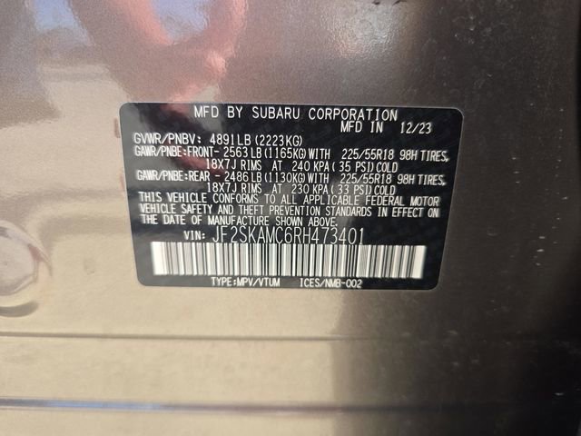 Certified 2024 Subaru Forester Touring w/ POP Package 3 AWD/4WD image 30