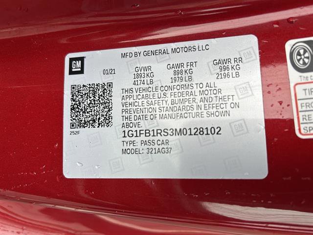 Certified 2021 Chevrolet Camaro LT image 14